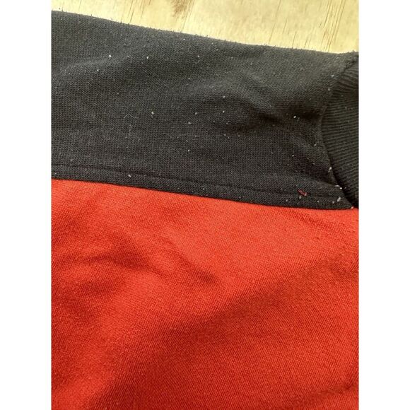 Adidas Crew Neck Sweatshirt 60’s 70’s Red Black White Embroidered Logo VTG - Picture 3 of 13